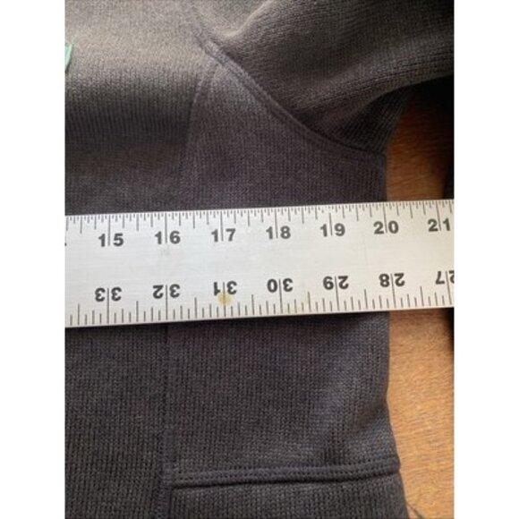 L. L. Bean Womens M Reg  Fleece Sweater jacket Brown Full Zip Pockets Hiking EUC - Picture 8 of 12